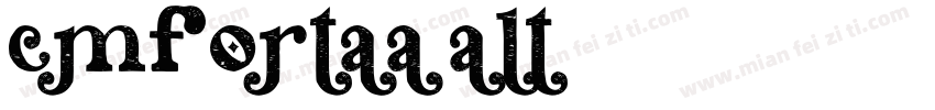 cmfortaa alt1字体转换